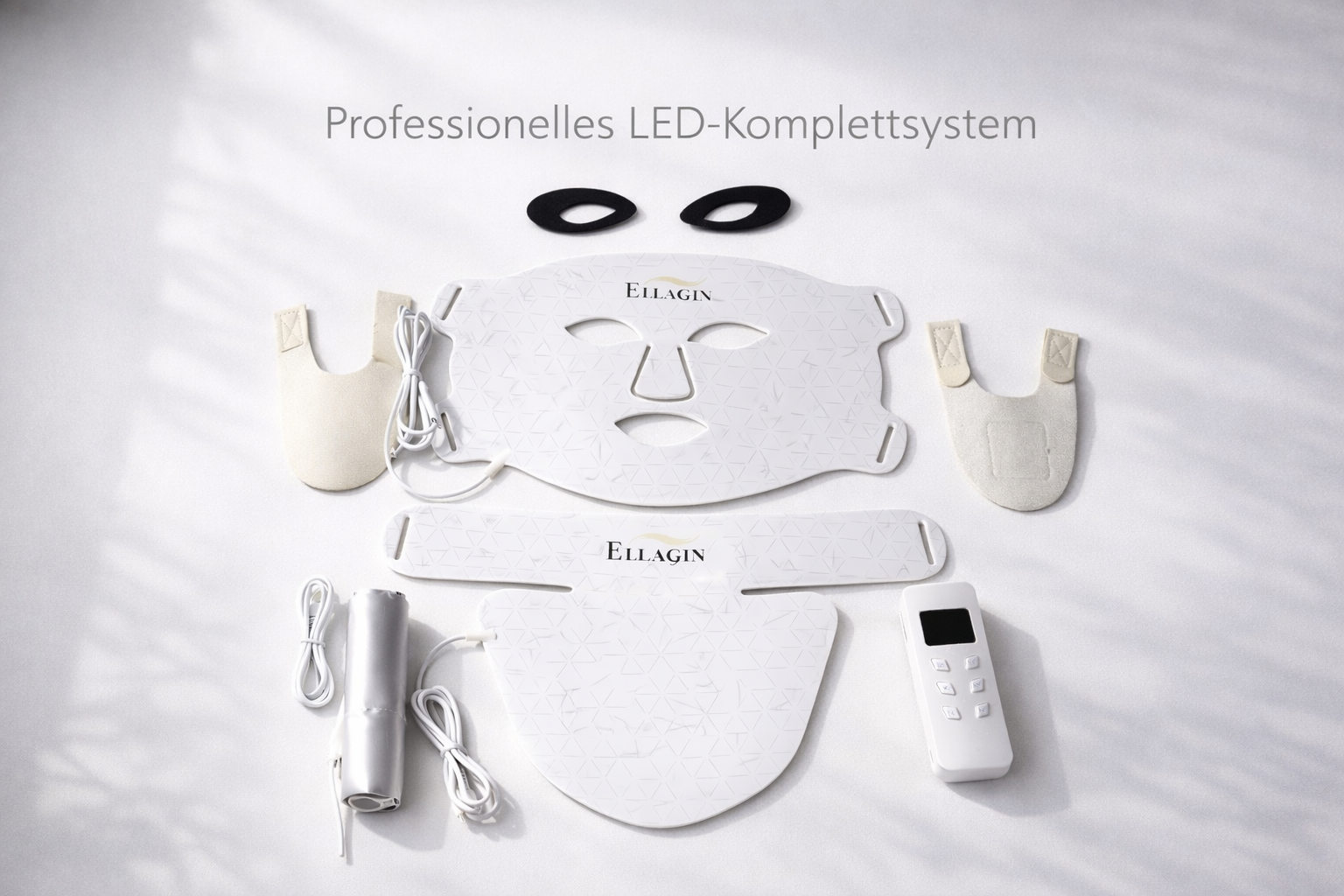 Ellagin PRO( 3 in 1 )                                          Sichtbar Faltenreduktion in 30 Tagen.                                        Akne sichtbar reduziert nach 2 Wochen.               LED-Lichttherapie mit IR Technologie
