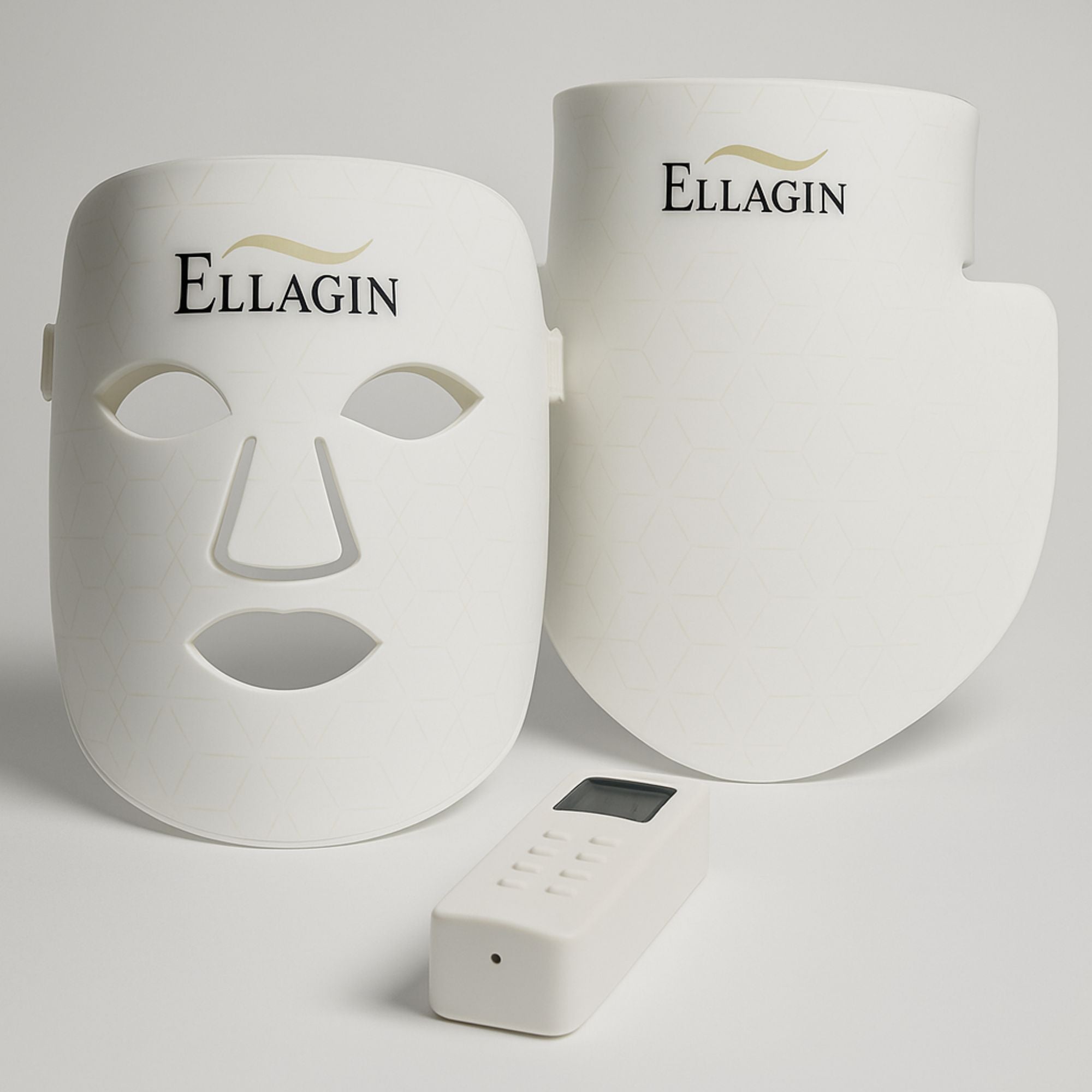 Ellagin Medizinische LED-Gesichts-,Hals und Dekolletémaske Professionelle LED-Lichttherapie